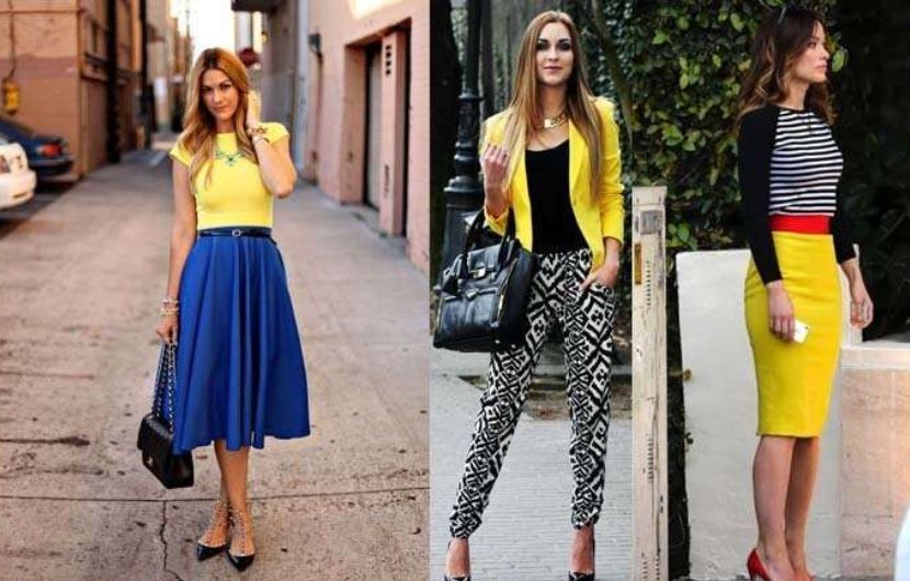 Combinación del blanco y amarillo: alegría y luminosidad
